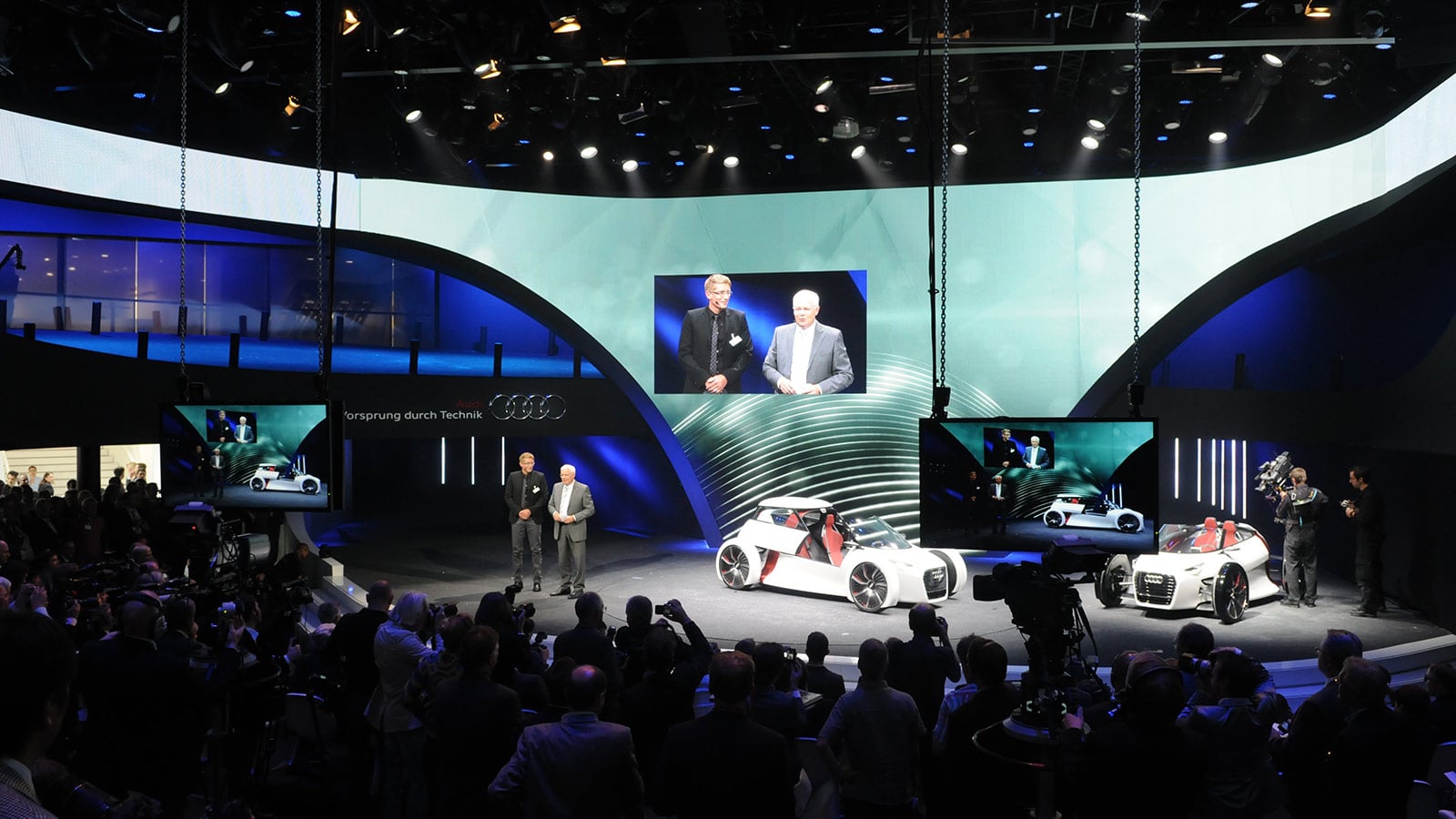 Meyer Sound D-Mitri and Loudspeakers Rev up Media Impact for Audi at 2011 Frankfurt Car Show