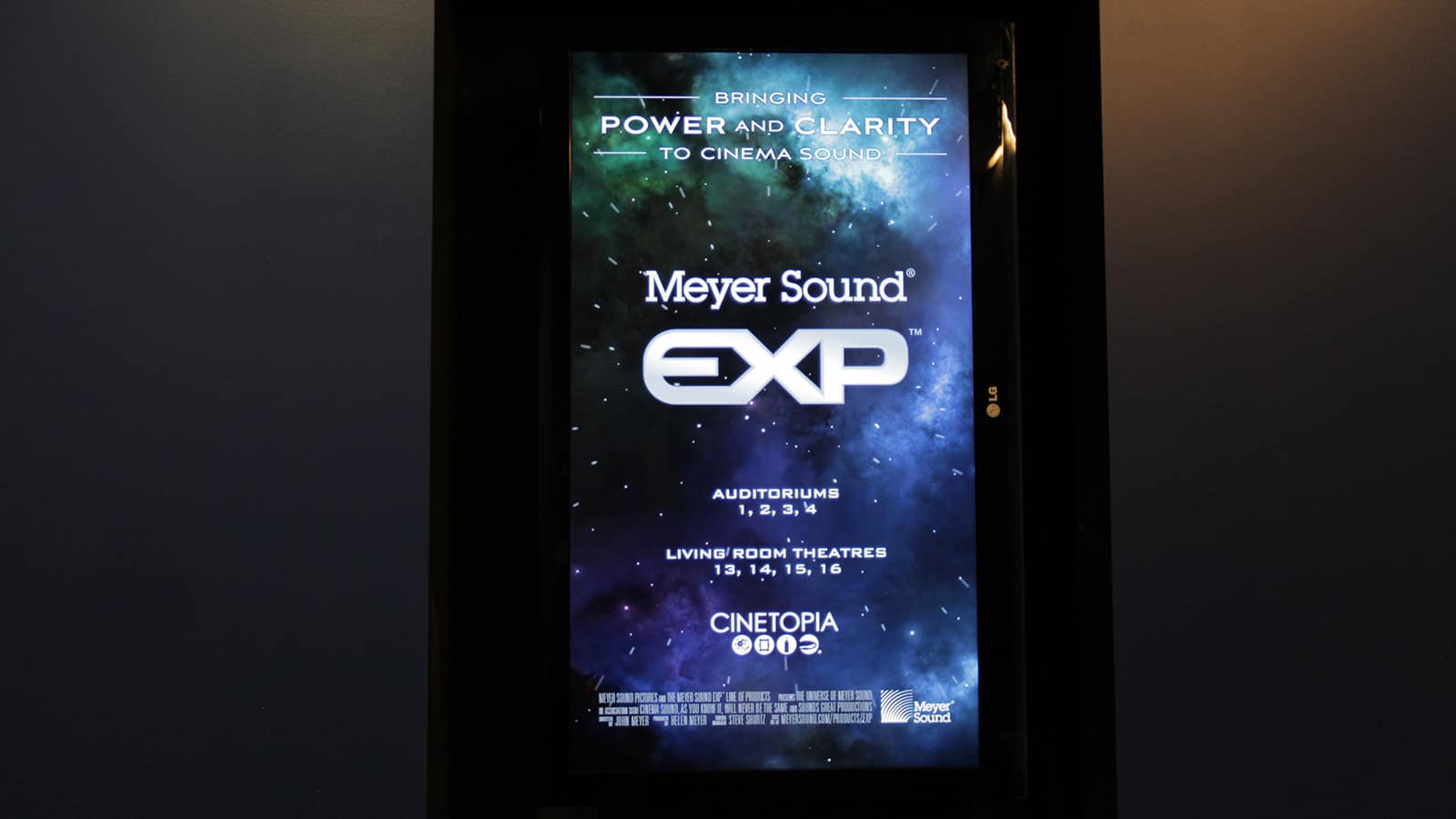 Meyer Sound EXP Powers Atmos & Three More GXL Theatres at Cinetopia Vancouver Mall