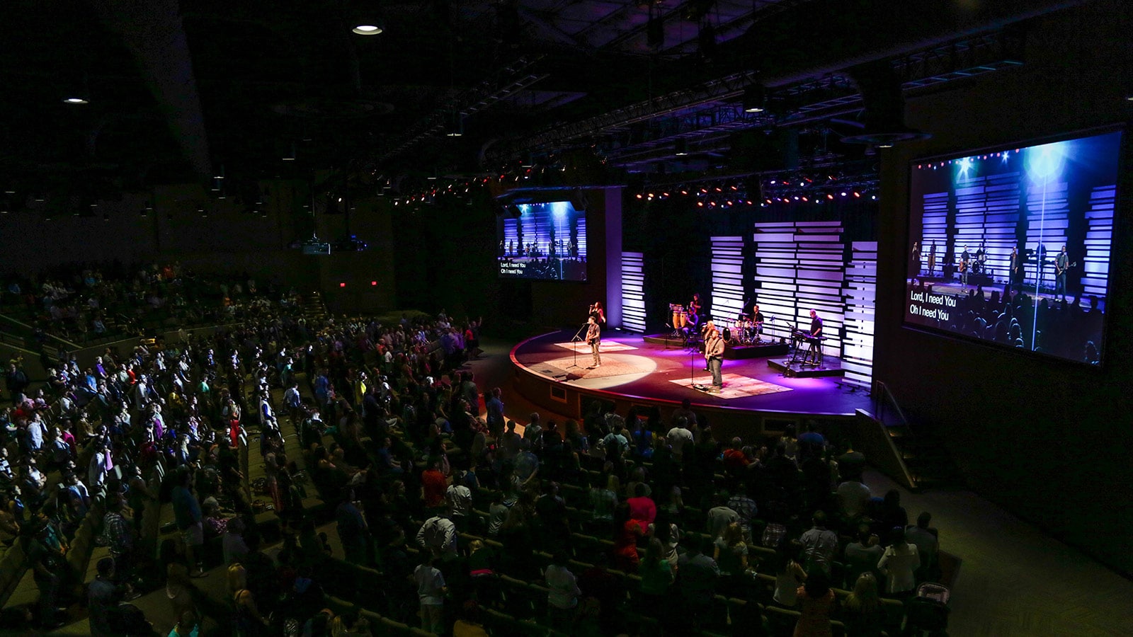 Meyer Sound JM-1P & 1100-LFC Drive High-Energy Worship at The Crossing Church in Las Vegas