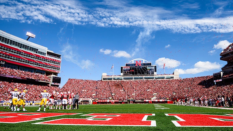 SB-3F at Nebraska Memorial Stadium