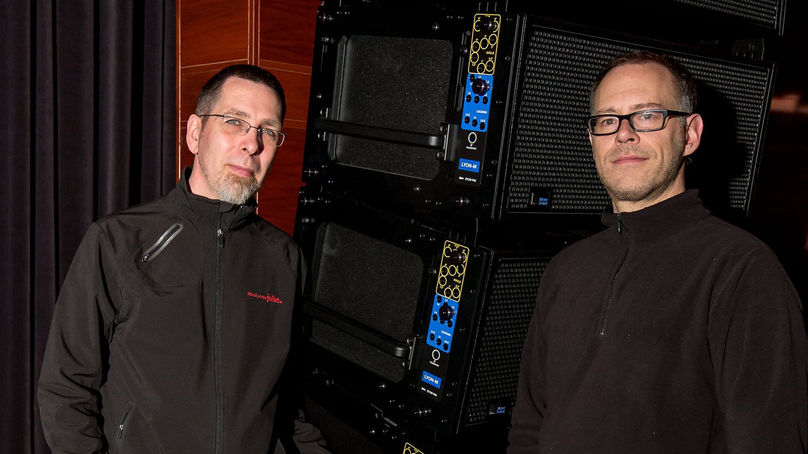 L: Paul Schmitz  R: Cory Papirny, Principal Audio Technician at NAJA