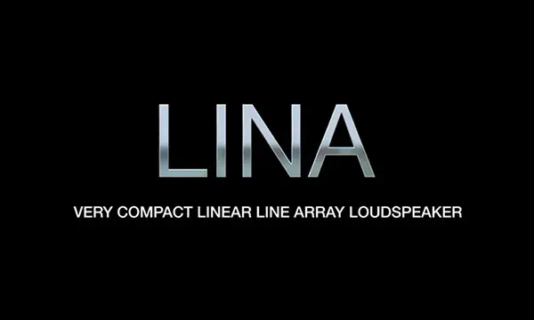 LINA - Very Compact Linear Line Array Loudspeaker