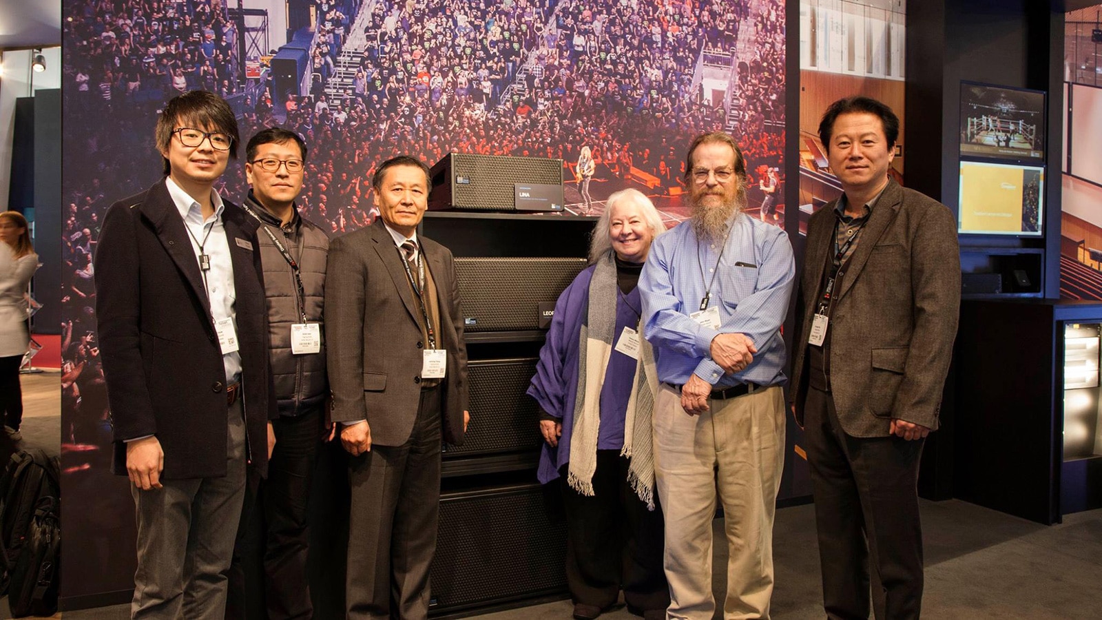 Left to Right: Brian Chow, Eric Han, Joo Hong Chang, Helen Meyer, John Meyer, Steve Kim