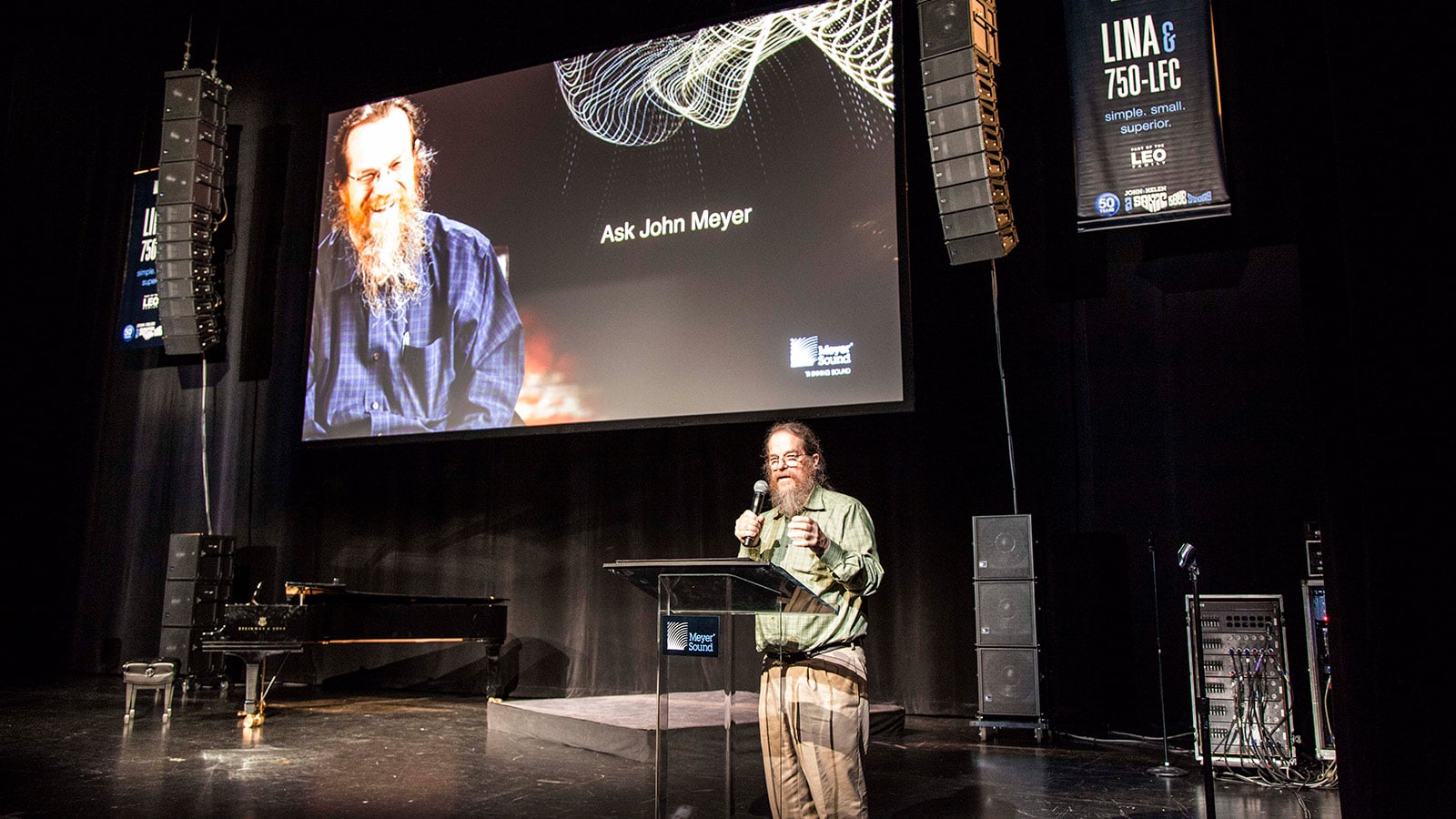 John Meyer holds “Ask John Meyer” Q+A at the NYC LINA Demo event