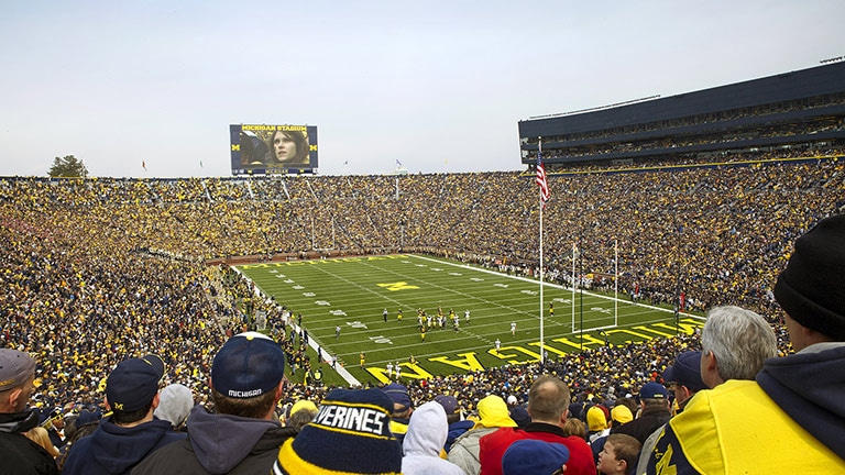 Meyer Sound SB-3F at University of Michigan Stadium