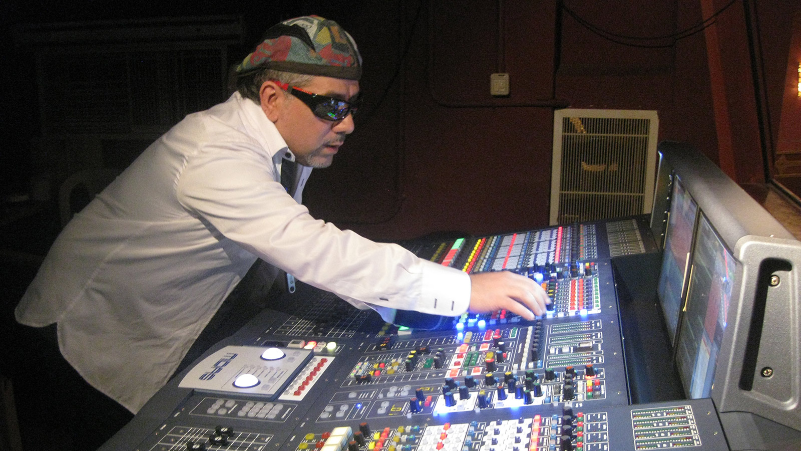 Tony Khoury, head audio engineer