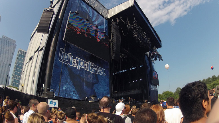 Meyer Sound MILO at Lollapalooza Main Stage