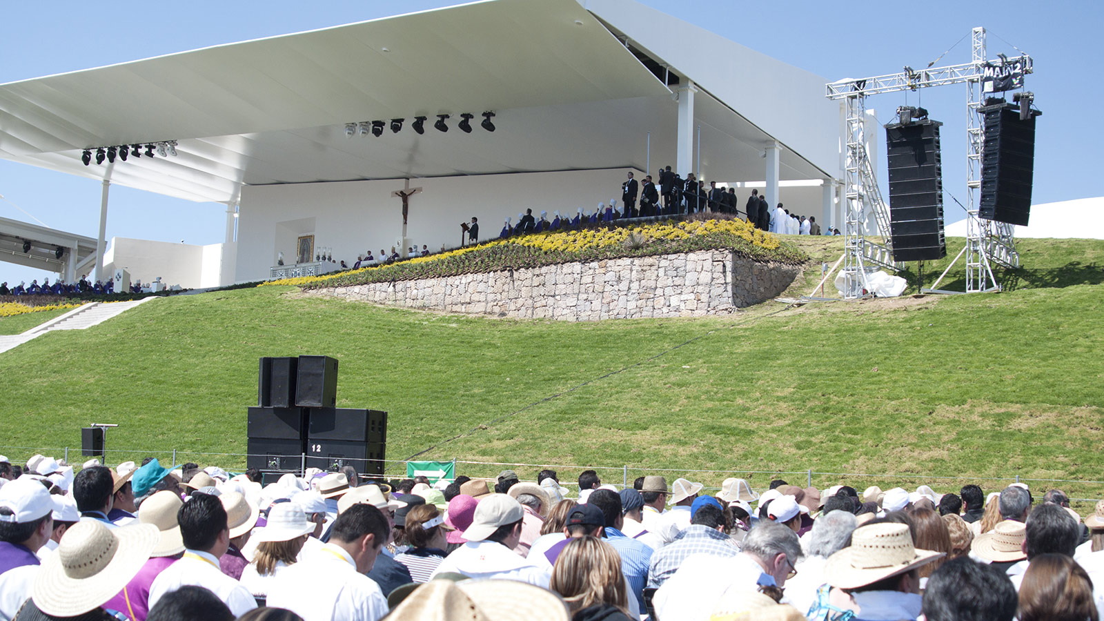 Record-breaking 268 Meyer Sound MILO Loudspeakers Support Papal Mass in Mexico