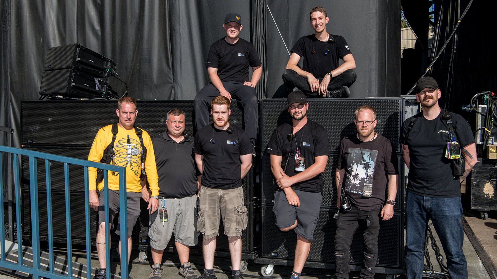 Left to Right: Dennis Danneels, Kevin Valind, Blair Bondy, Joe Hellow, Willie Linton, Kurt Kuehn; Top: Colten Mortensen, Justin Stiepleman