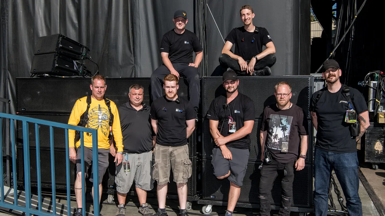Left to Right: Dennis Danneels, Kevin Valind, Blair Bondy, Joe Hellow, Willie Linton, Kurt Kuehn; Top: Colten Mortensen, Justin Stiepleman