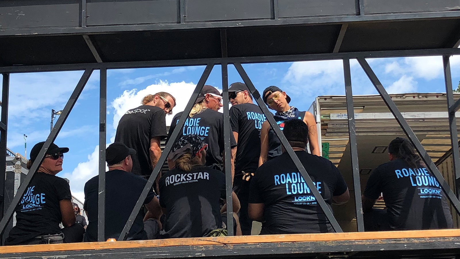 2018 LOCKN' Roadies backstage