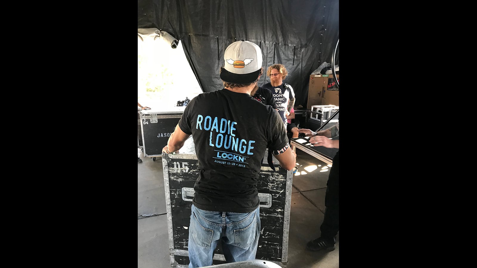 2018 LOCKN' Roadies backstage