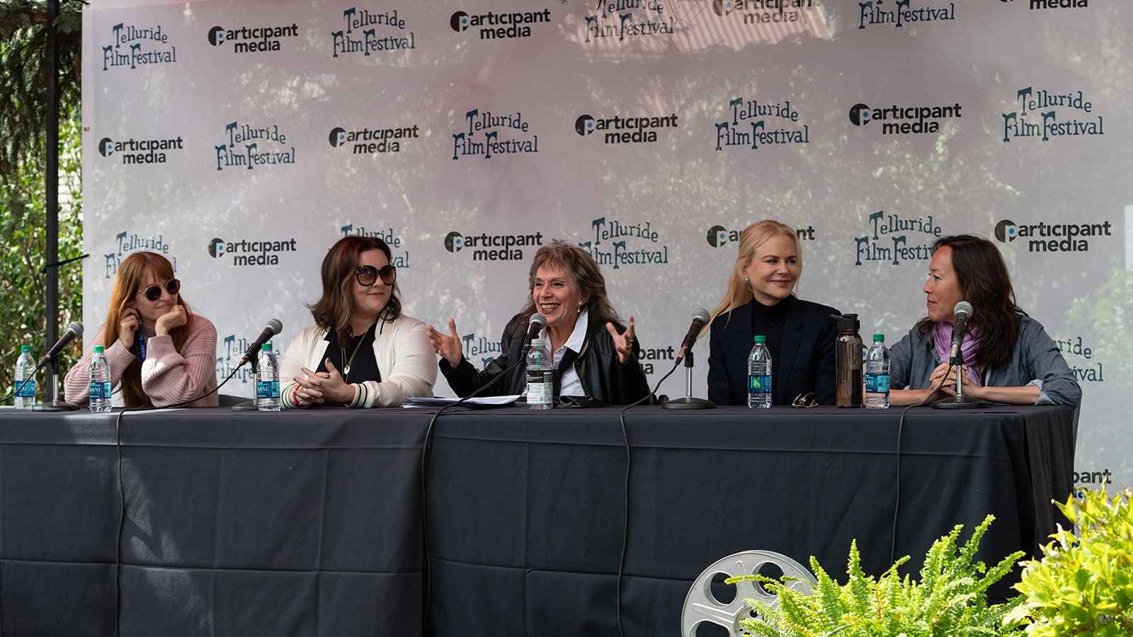 (L-R) Marielle Heller, Melissa McCarthy, Annette Insdorf, Nicole Kidman, and Karyn Kusama at Telluride panel discussion. 