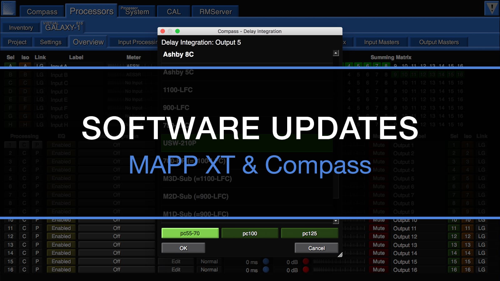 Major Updates Announced for Meyer Sound MAPP XT and Compass Software Programs