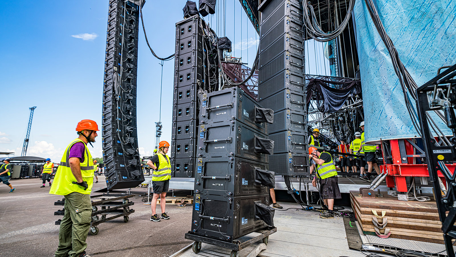 Ed Sheeran Divide Tour, Helsinki Load-In