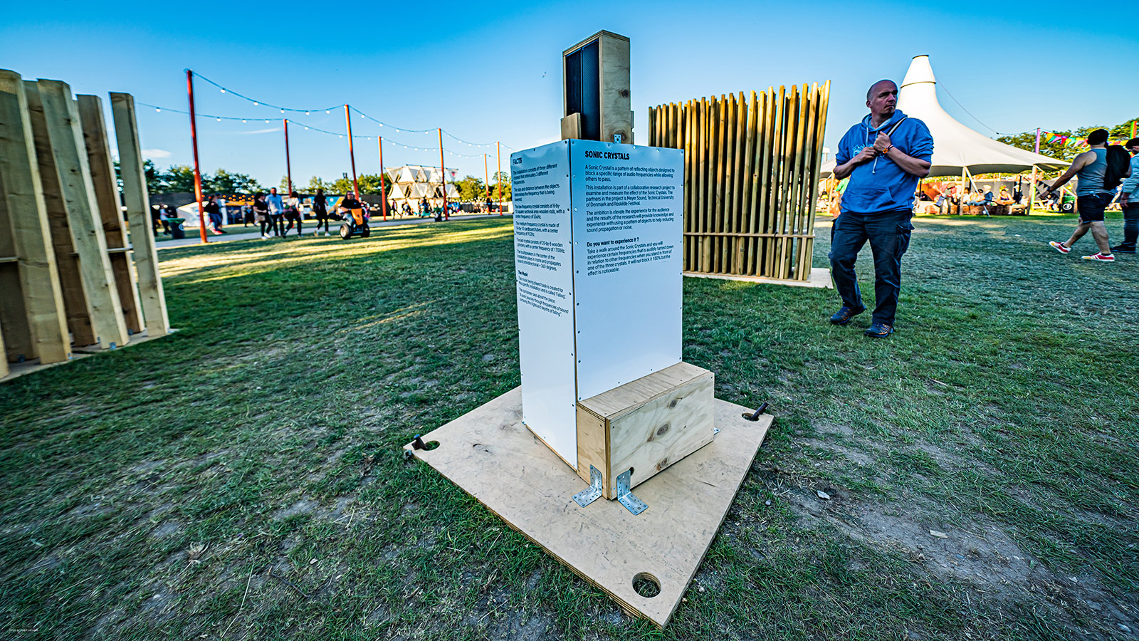 Meyer Sound and Roskilde Festival’s “Sonic Crystals” a Synthesis of Sound Art and Selective Noise Control