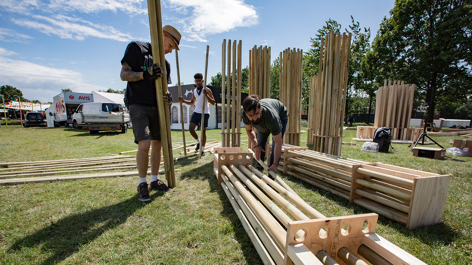 Meyer Sound and Roskilde Festival’s “Sonic Crystals” a Synthesis of Sound Art and Selective Noise Control