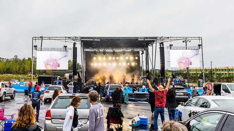 Billy Strings at the Drive-In with LEOPARD System Provided by DBS Audio Systems