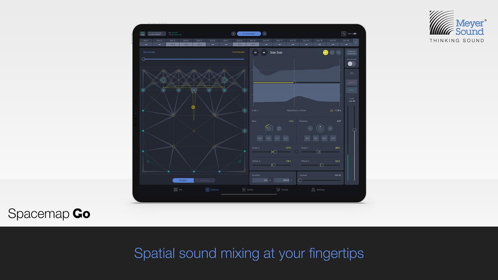 Meyer Sound Launches Spacemap Go, a Breakthrough Tool for Spatial Sound Design and Mixing