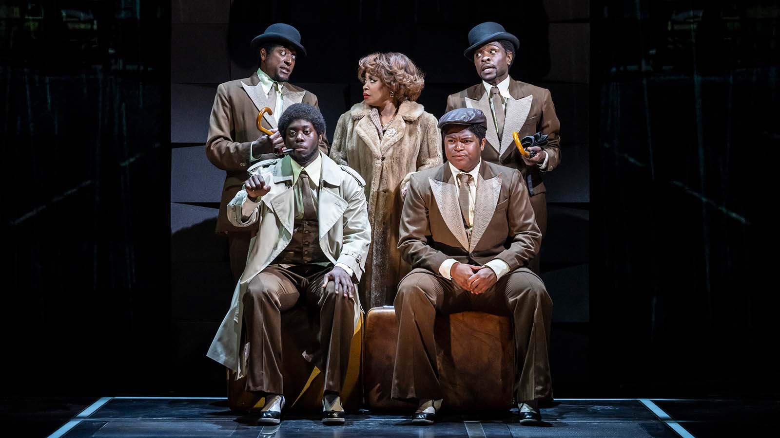 The cast of <em>The Drifters Girl</em>