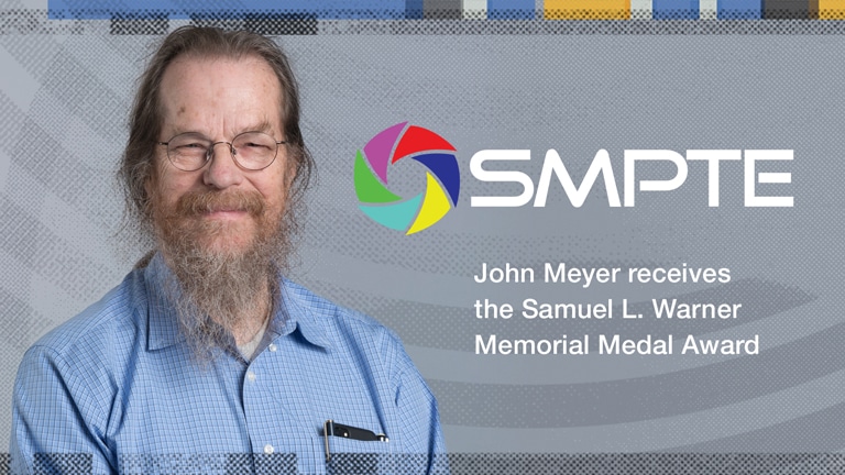 John Meyer Honored with Samuel L. Warner Memorial Medal