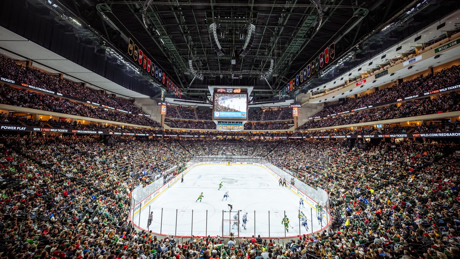 Xcel Energy Center in Saint Paul, MN