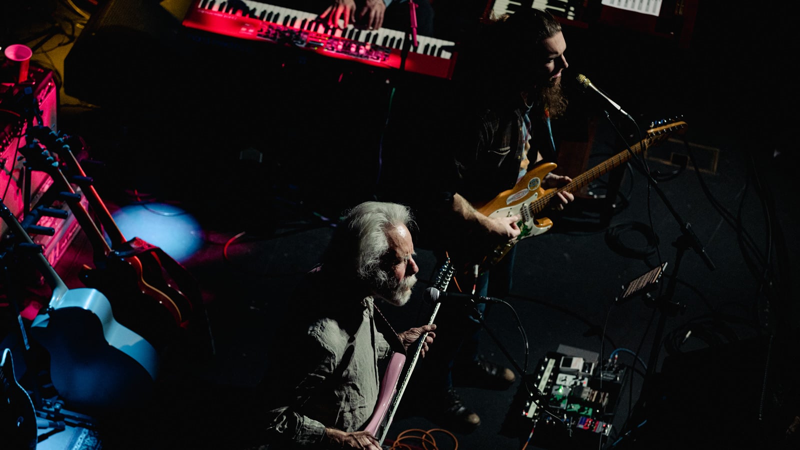 (L-R) Bobby Weir and Grahame Lesh