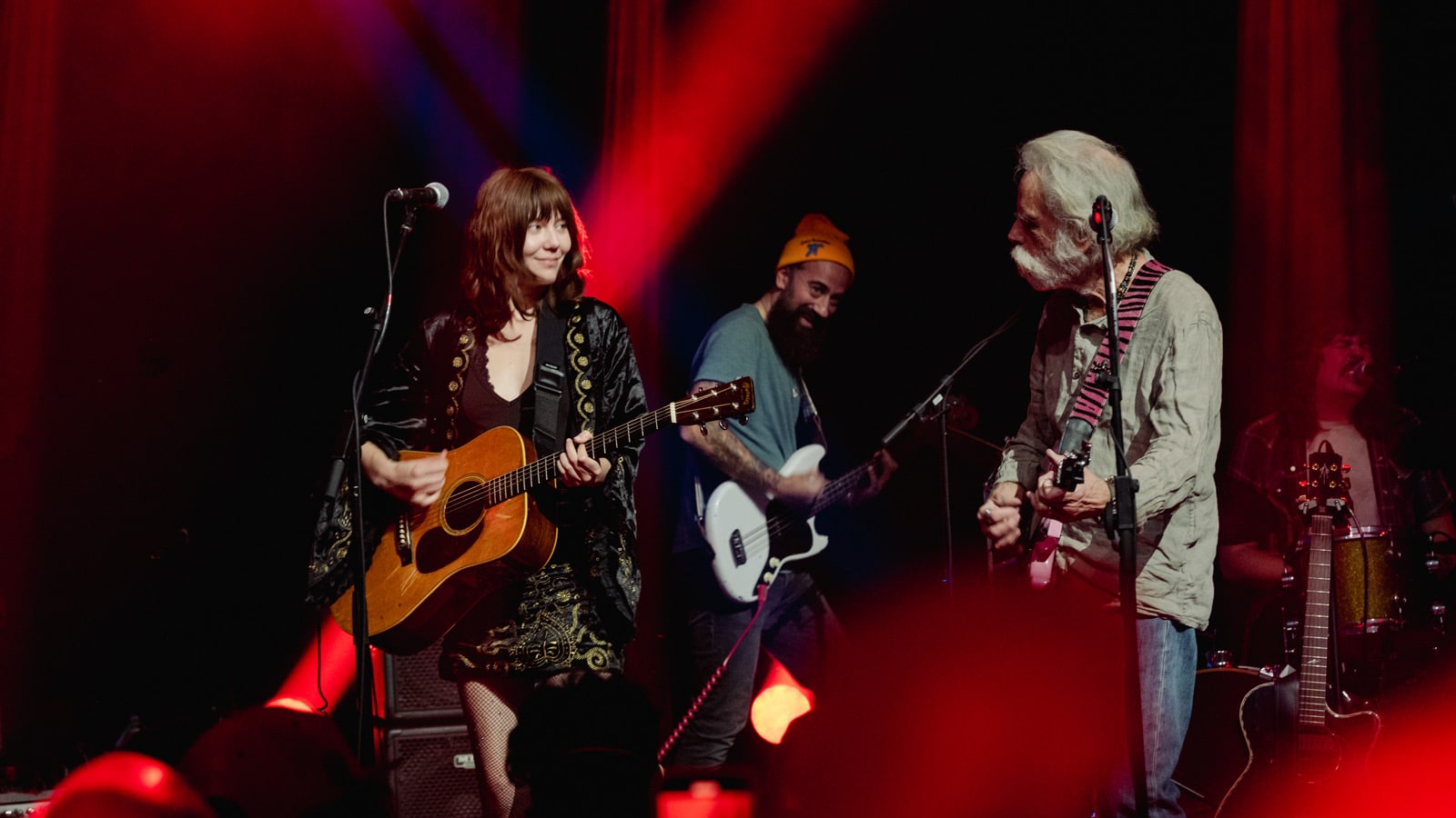 (L-R) Molly Tuttle and Bobby Weir