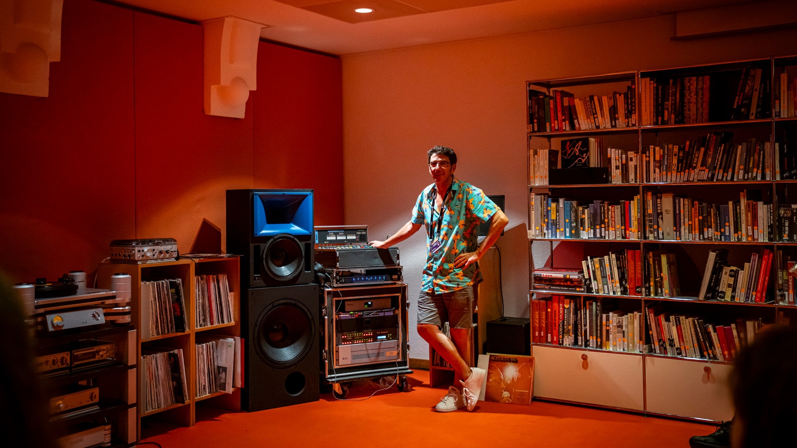 Fred Fatio at the Bluehorn Listening Room at La Bibliothèque (The Library)