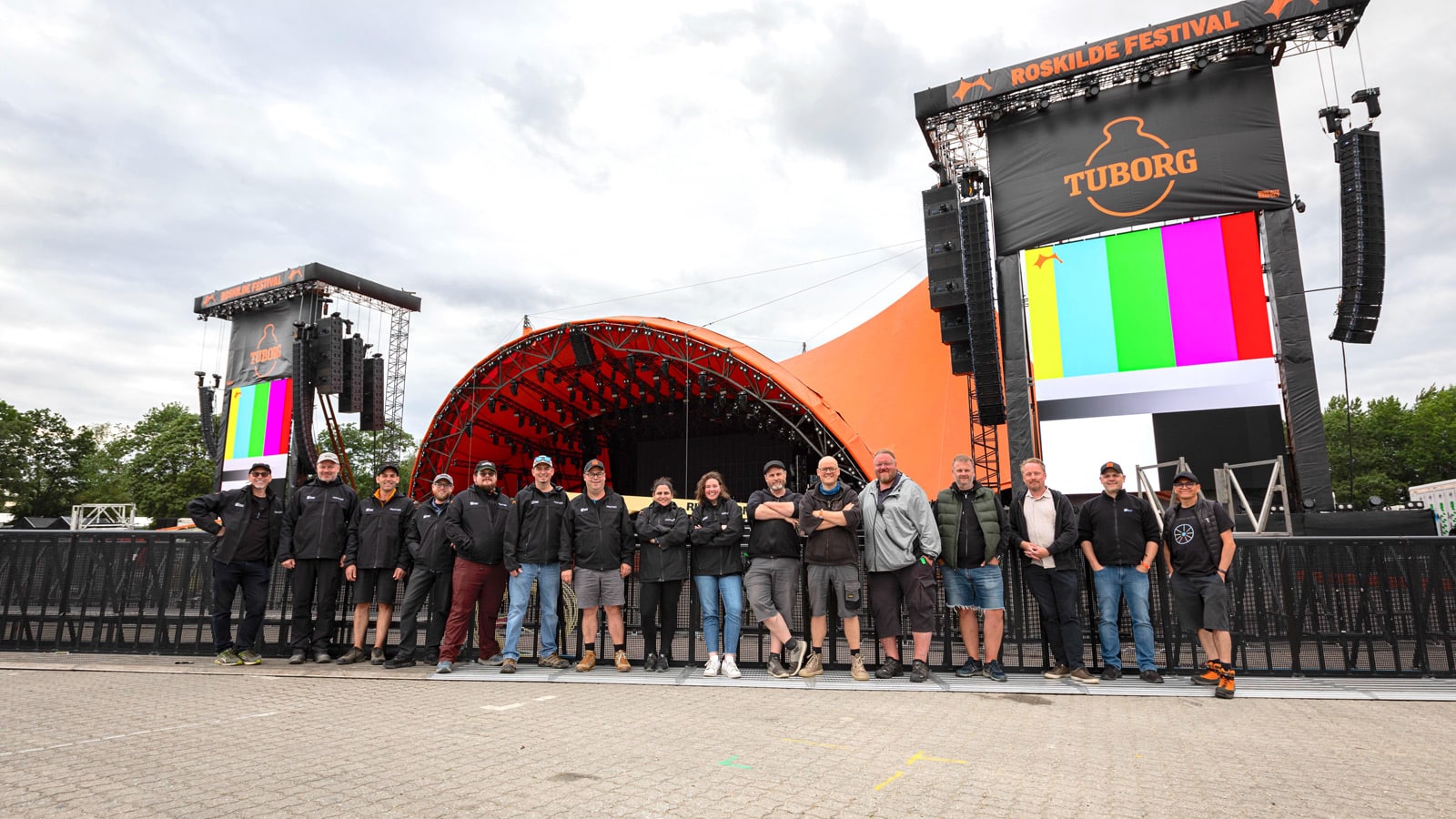 (L-R) Bob McCarthy, Detlef Eckert, Charlie Albin, Alex Harbaugh, Josh Dorn-Fehrmann, Brian Bolly, Lars Liliengren, Sana Bassam-Romanos, Katharine Murphy Khulusi, David Vincent, Merlijn Van Veen, Michael Pohl, Theis Romme, Morten Büchert, Dennis Tholema, Oscar Barrientos