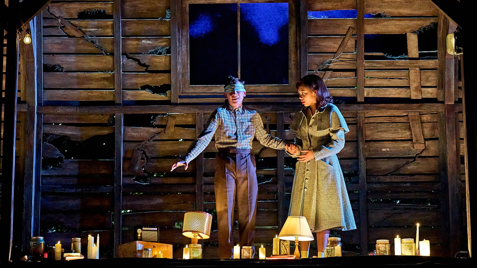 (L-R) Louis McCartney (Henry Creel), Ella Karuna Williams (Patty Newby)