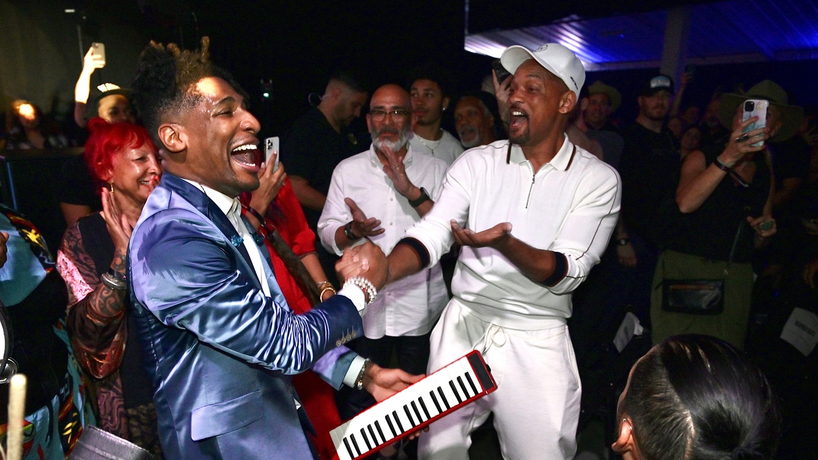 Jon Batiste and Will Smith