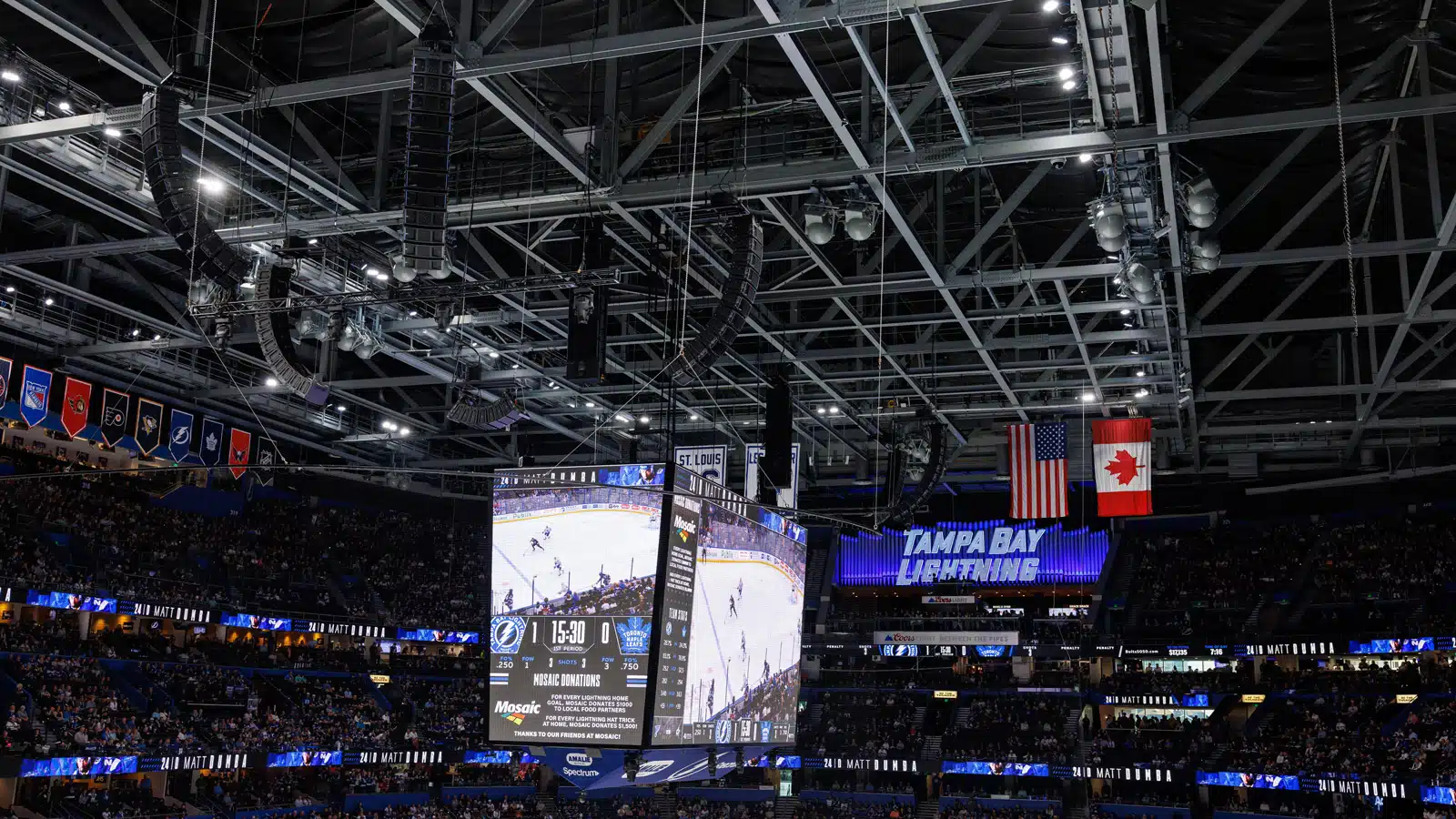 Meyer Sound Brings the Thunder at Tampa Bay’s AMALIE Arena