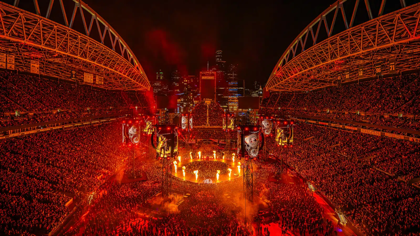 Metallica’s “M72 World Tour” show at Lumen Field in
Seattle, WA