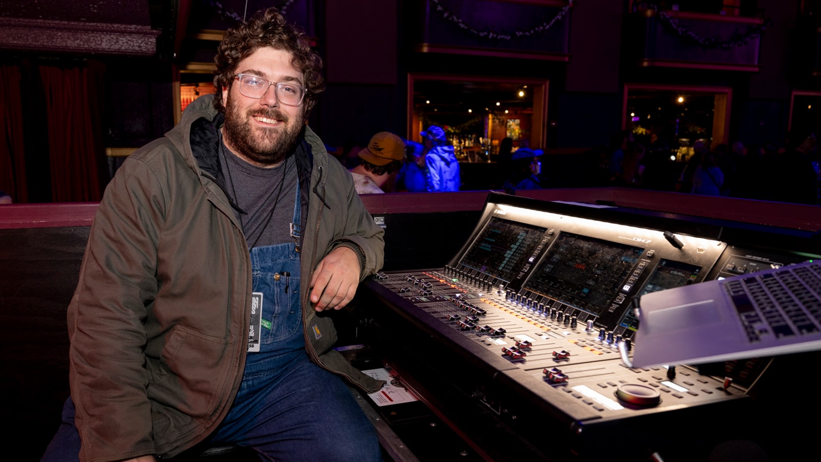 Nathan Gilberg, FOH engineer and production manager