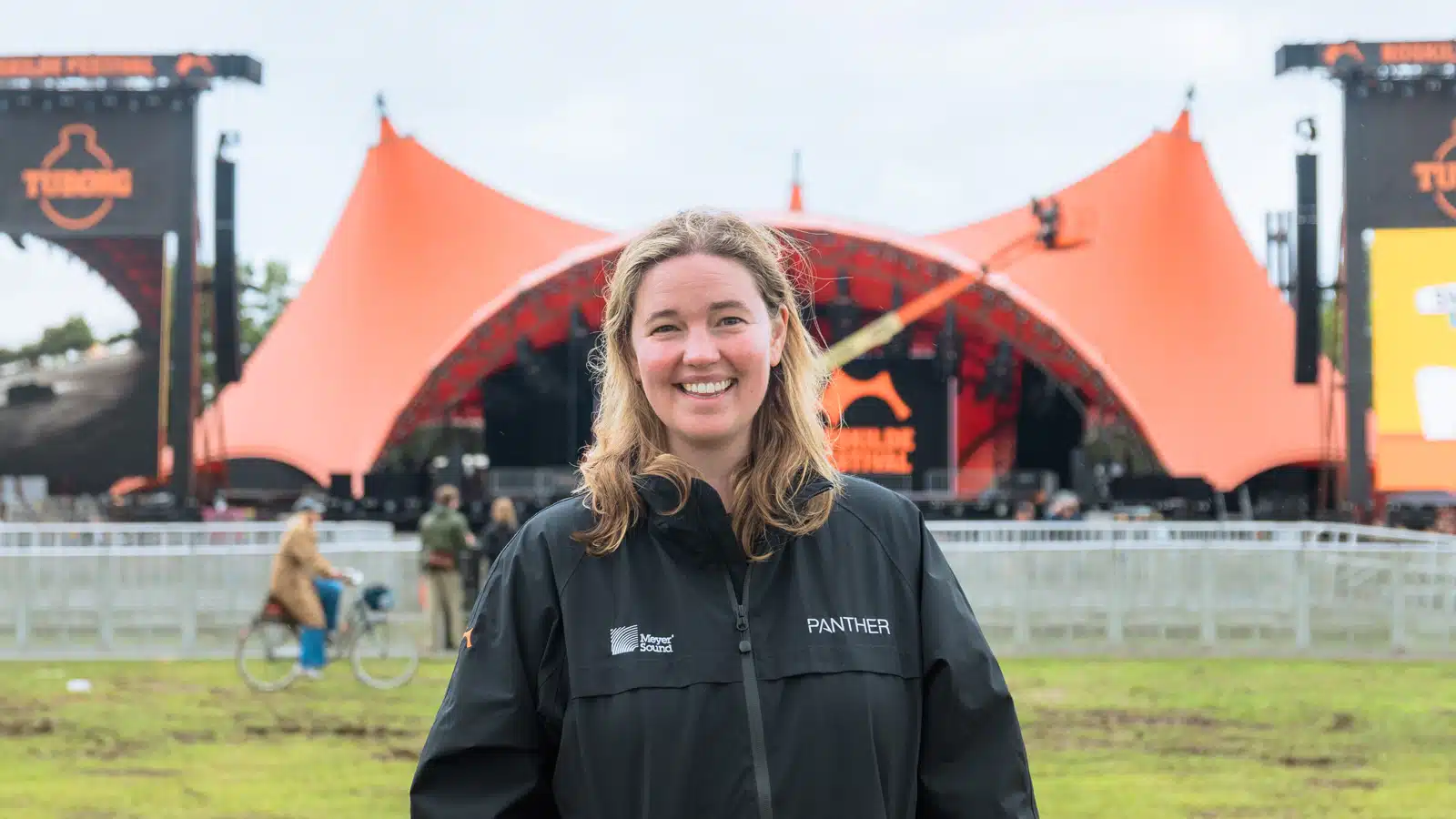 Senior Engineering Director, Loudspeaker Development, Katharine Murphy Khulusi at Roskilde Festival 2024