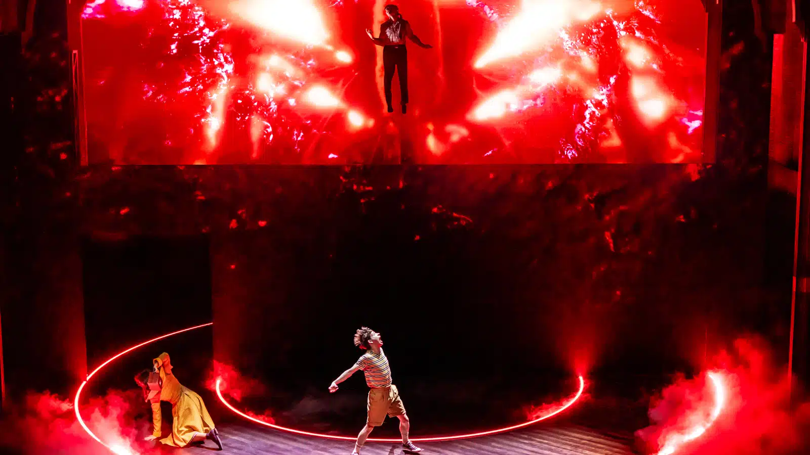 Louis McCartney (Henry Creel) and Gabrielle Nevaeh (Patty Newby) in Stranger Things: The First Shadow