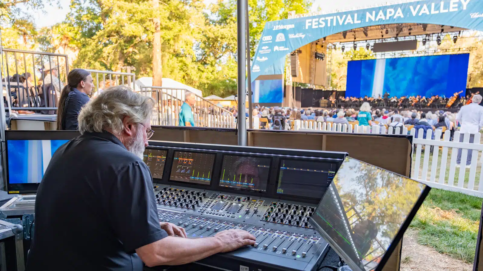 Festival Napa Valley FOH Engineer Brad Madix
