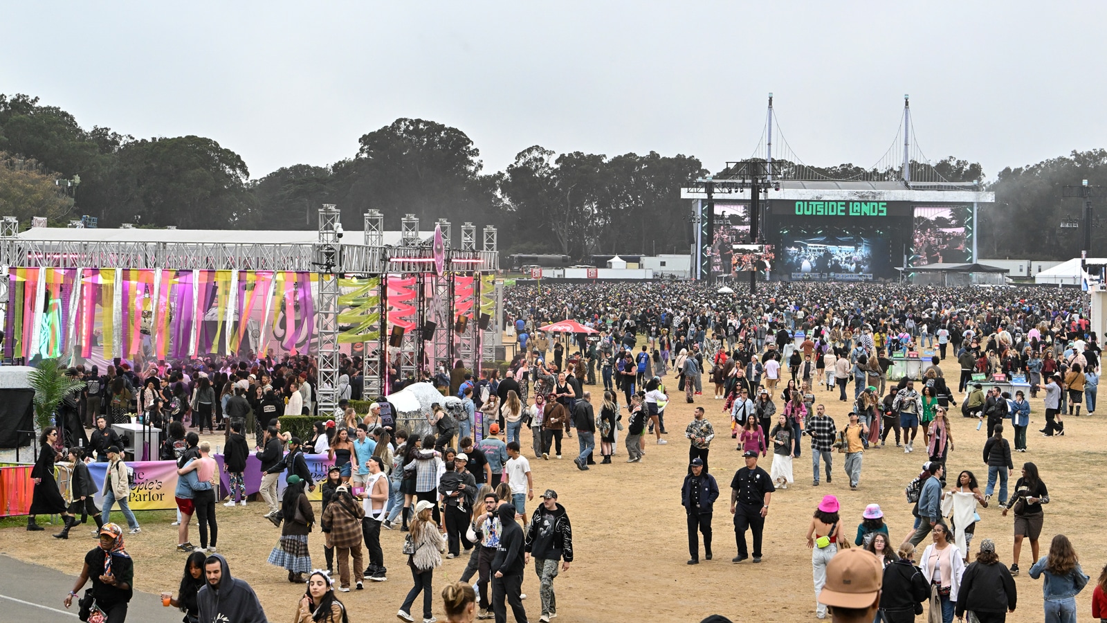 Dolores' Stage and Lands End Stage at Outside Lands