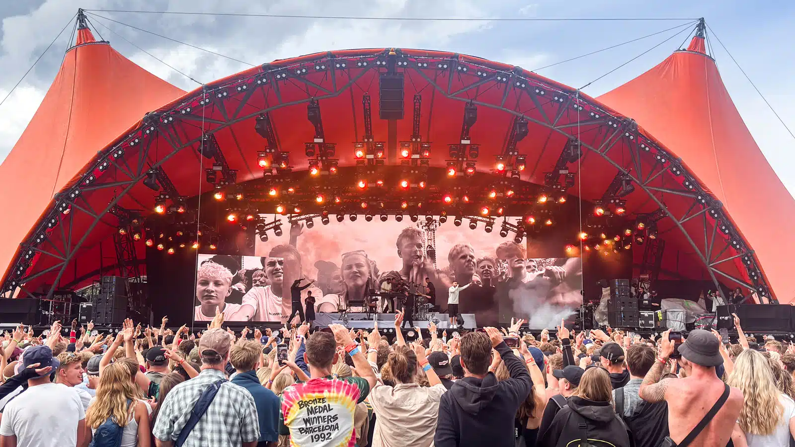 Meyer Sound PANTHER and 2100-LFC Power Orange Stage at Roskilde Festival 2025