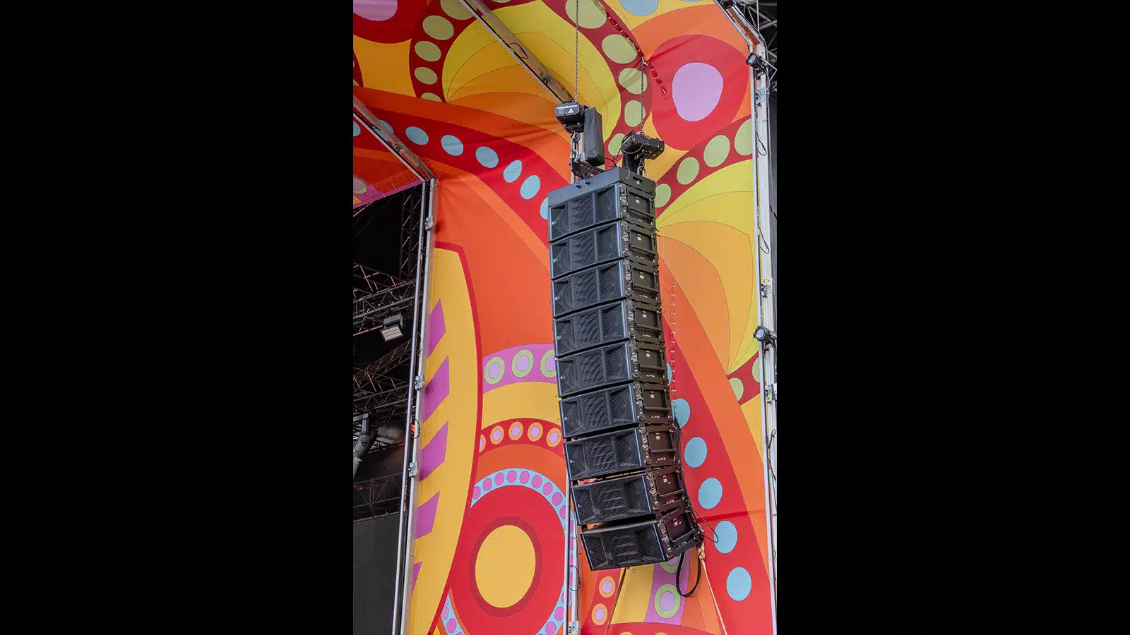 Meyer Sound PANTHER and 2100-LFC Power Orange Stage at Roskilde Festival 2025