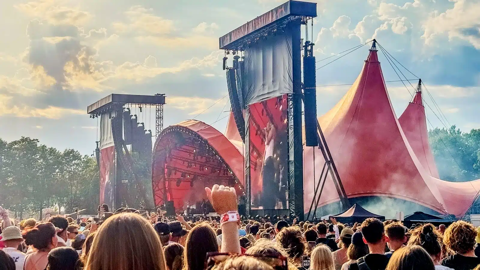Meyer Sound PANTHER and 2100-LFC Power Orange Stage at Roskilde Festival 2025